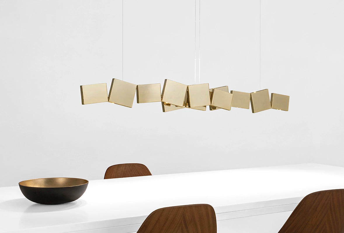 Gaia Double Linear Chandelier